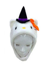 Hello Kitty Halloween White Kigurumi Cap